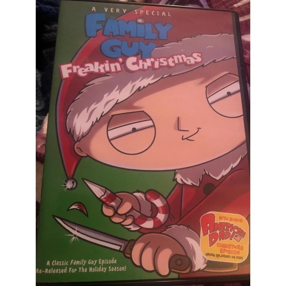 Family Guy Freakin Christmas DVD Bonus American Dad Episode Holiday Special